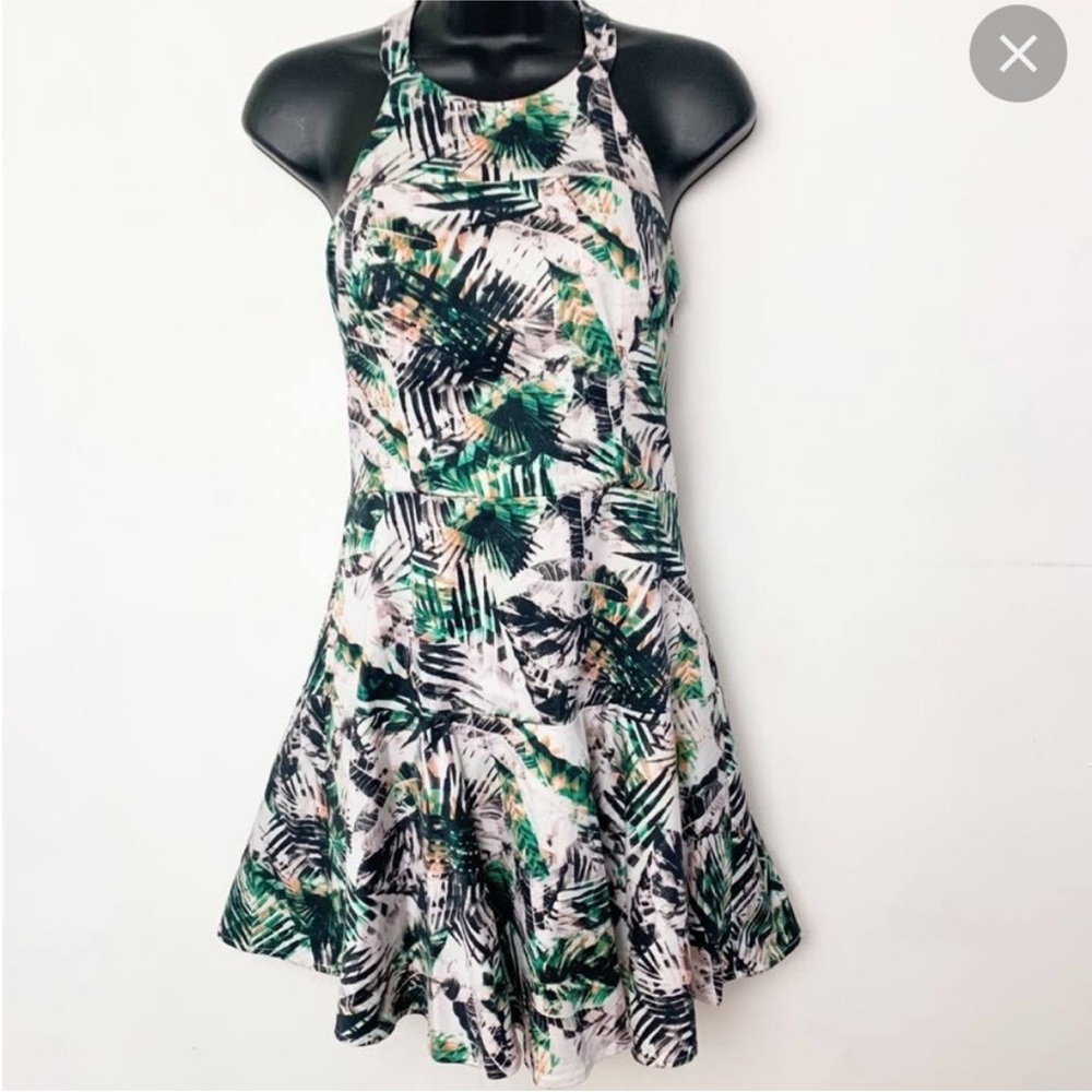 Halter Mini Dress (Jungle Print)- Brand: Parker, size medium